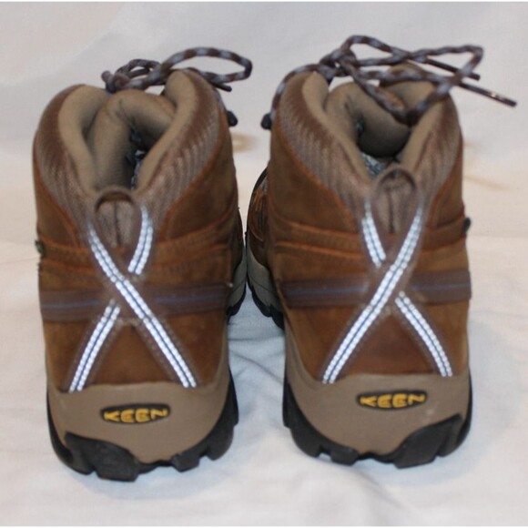 Keen Women's Targhee II Mid WP Hiking Boots Slate Blue Flint Stone SZ 9 NIB $165 - Picture 7 of 7